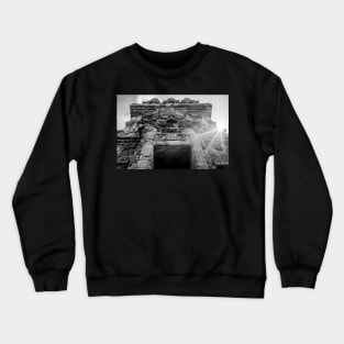 Unique landscape photography of Temple entrance at Prambanan Crewneck Sweatshirt